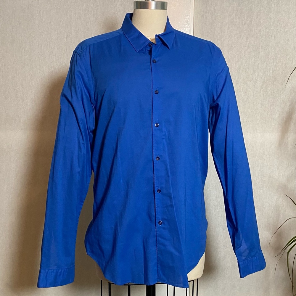 Messageries Men’s blue shirt